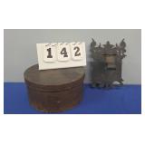 PANTRY BOX & WALL SCONCE SHAKER STYLE PANTRY BOX