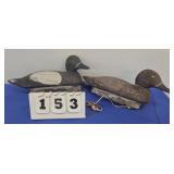 (2) DUCK DECOYS #153