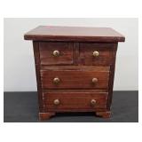 SMALL 4 DRAWER CHEST - 10" X 7" X 8"