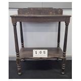 EARLY STENCILED WASHSTAND #105 - 24" X 15" X 28"