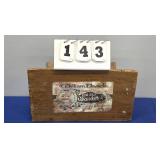 ADVERTISING FOOTSTOOL - WILLIAM DANIELS