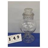 TALL APOTHECARY JAR #149 - MINOR CHIPS