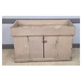 PAINTED DRY SINK 48" X 22" X 31"
