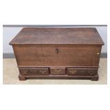 PENNSYLVANIA WALNUT BLANKET CHEST 49" X 26" X 23"