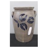 BLACK 4 GALLON CROCK