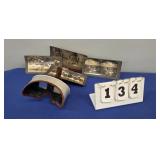 VIEWMASTER WITH BLACK KID SPORTS VIEW CARDS THE