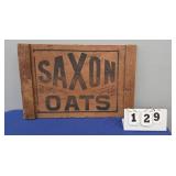 SAXON OATS SIGN 22" X 14"