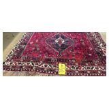 PERSIAN SHIRAZ WOOL RUG - 80' X 64'