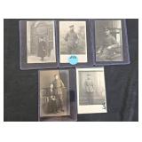 (5) WWII POST CARDS