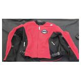 RED JOE ROCKET MESH MOTORCYCLE JACKET