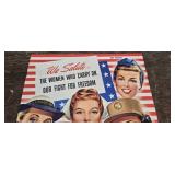 1944 WWII FOOD FIGHTS TOO POSTER