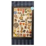 REICHER BOX OF MILITARY PATCHES