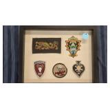 REICHER BOX OF MILITARY PATCHES