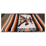 WOOL RUG WITH EAGLE & SNAKE DESIGN