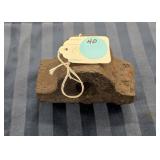 CAST IRON LOG STAMP - 5.5'