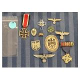 WWII GERMAN PINS & INSIGNIAS