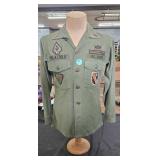 VIETNAM ERA OG 107 OLIVE GREE OG 107 SHIRT