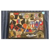 REICHER BOX OF MILITARY PATCHES