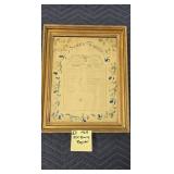 1824 FAMILY REGISTER - 14" X 18"