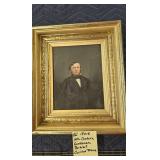 19TH CENTURY MAN PORTRAIT - 13" X 15"