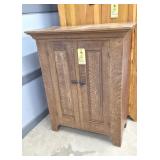 GRAIN PAINTED CUPBOARD - 2 DOOR