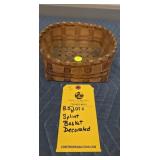 DECORATED SPLINT BASKET - 8.5"