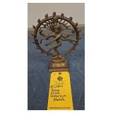 BRASS SHIVA NATARAJA STATUE - 10"