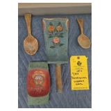 (4 PCS) SCANDINAVIAN WOODENWARE
