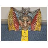 COPPER MEXICAN BAT DANCE MASK - 16"