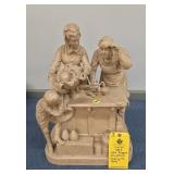 JOHN ROGERS "WEIGHING THE BABY" SCULPTURE