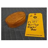 BURL TOP SHAKER BOX - 4"