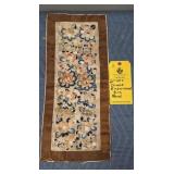 CHINESE EMBROIDERED SILK PANEL - 21"