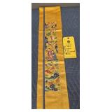 CHINESE SILK EMBROIDERED PANEL - 41"