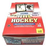 1991 Score Hockey Box, 36 packs