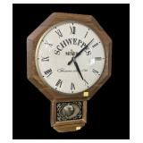 Schweppes Electric Hanging Clock