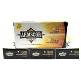 x4- Boxes of 10mm Auto 180-grain FMJ Armscor
