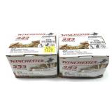 x2- Boxes of .22 LR. Winchester HP cartridges -x2