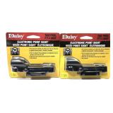 Lot, 2 Daisy electronic point sights