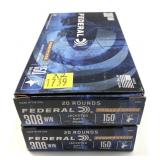 x2- Boxes of .308 WIN. 150-grain jacketed SP