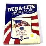 Dura-Lite 5x8 American flag with box