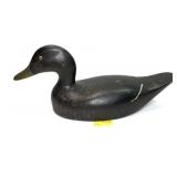 Frank Coombs Black Duck carved wooden decoy,