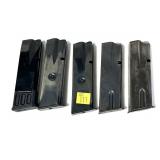 x5- Browning Hi-Power 9mm Magazines -x5 Mags. -