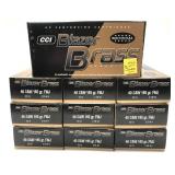 500 Rounds of .40 S&W - 165 Gr. FMJ CCI Blazer