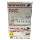 x2 - Boxes of 20 Ga. 2.75" No. 8 Winchester