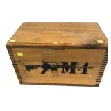 Wooden ammo crate, M4,