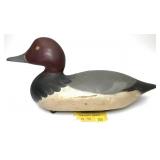 Mason Redhead Drake carved wooden decoy,