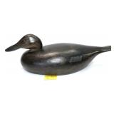 Ken Harris Black Duck Carved Wooden Decoy, ca.