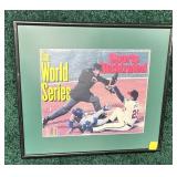 Framed Sports Illustrated Cover, "The World