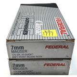 x2- Boxes of 7mm Mauser 175-grain H-Shok soft