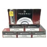 x6- Boxes of .45 Auto 230-grain FMJ RN aluminum